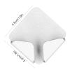 Alvinlite Cable Clips, 4PCS Adhesive Cord Holders, No-Punch Cord Organizer Management Hold up to 11 LBs for Organizing Cable Wires, Home, Office, Car, Desk Nightstand, Cubicle, Power Plug, Silver view 4