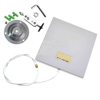 2.4Ghz 14dbi Panel High Gain Extender Directional Long Range Indoor Outdoor Directional (0.5M)