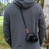VKO Camera Strap for Man Woman Photographer Soft Rope Neck Shoulder Strap for DSLR SLR Mirrorless Camera with Round Hole Interface 120cm Black view 4