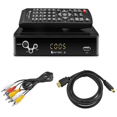 Digital Converter, Ematic Digital TV Converter Box with Recording, Playback, & Parental Controls