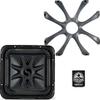 KICKER Subwoofer and Grille Package of 2 Items: 8" Solo-Baric L7S Subwoofer DVC 2-ohm with Metal Grille - 44L7S82 Sub & 08GL78 Grill view 1