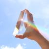 4&7 inch Optical Glass Triangular Prism for Teaching Science Light Spectrum Physics and Photo Photography Prism with Gift Box & Wipe Cloth view 4