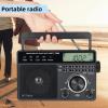 Retekess TR629 Portable Shortwave Radios, Digital Radio AM FM Plug in with DSP, Support Backlight LCD Display, Digital Tuning and Preset, USB, Micro SD, Clock, Recorder view 2