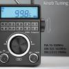 Retekess TR629 Portable Shortwave Radios, Digital Radio AM FM Plug in with DSP, Support Backlight LCD Display, Digital Tuning and Preset, USB, Micro SD, Clock, Recorder view 3