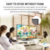 Anti-Blue Light/Anti-Glare Film Eye Protection Film, Anti-UV/Anti-Scratch TV Screen Protector for 32-75inch LCD LED 4K OLED & QLED HDTV,40 in 875 X 483mm view 4