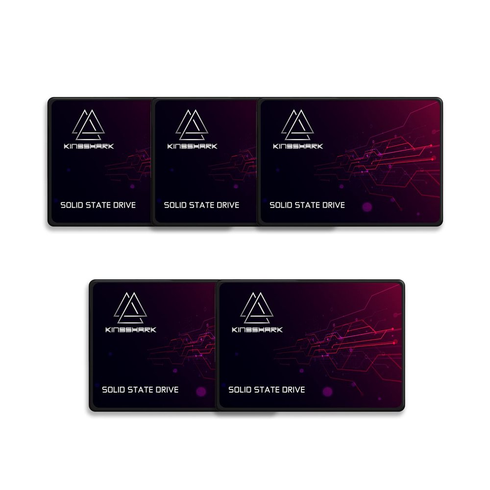 Kingshark gamer SSD 2.5 SATA III 64GB High Performance Internal Solid State Drive for Desktop Laptop 5 Unit Pack [64GB(5 Packs),2.5-SATA3]