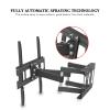 Adjustable TV Wall Mount for Most 32-70 Inch Flat Curved TVs with Swivels with Spirit Level,20 Degrees Tilting & Extends 17 Inch - Wall Mount TV Bracket VESA 600x400 Up to 110 lbs, Black Tmds-101 view 4