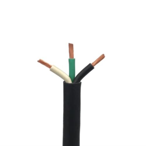 1 Pcs 25' Length 3 Conductor 300V Power Cable, 12 AWG SJOOW Portable Cord | #AA77DL