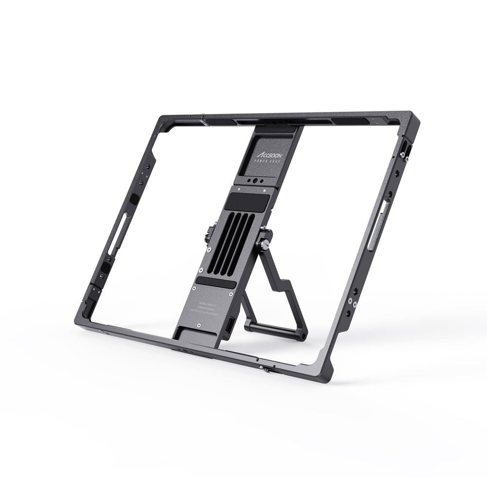 Accsoon Power Cage Pro for Video Stabilizer for iPad 12.9 inch Videomaker iPad for Monitoring Film-Maker Compatible with Ipad 1st/2nd/3rd/4th/5th Generation
