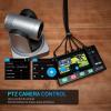FEELWORLD L2 Plus Multi Camera Video Mixer Switcher with 5.5 inch LCD Touch Screen PTZ Controller Chroma Key 4 HDMI Inputs USB3.0 Output Format Real Time Production Live Streaming Built in Cooler view 3
