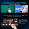 FEELWORLD L2 Plus Multi Camera Video Mixer Switcher with 5.5 inch LCD Touch Screen PTZ Controller Chroma Key 4 HDMI Inputs USB3.0 Output Format Real Time Production Live Streaming Built in Cooler view 4
