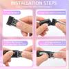 ShuYo 8 Pack Elastic Band Compatible with Fitbit Charge 5, Replacement Wristband Stretch Elastics Nylon Sport Strap for Fitbit Charge 5 Women&Men view 2