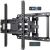 PERLESMITH TV Wall Mount Full Motion for 32-65 Inch Flat Curved Screen TVs, TV Mount with Swivels Tilts Extension Dual Articulating Bracket Arms Supports up to 99 lbs Max VESA 400x400, PSMFK9 view 1