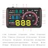 TOTMOX HUD Head up Display Speedometer for Car with OBDII EUOBD,5.5 inch Universal Digital Speedometer,Over Speed Alarm, KMH/MPH, Windshield Projector with Film view 3