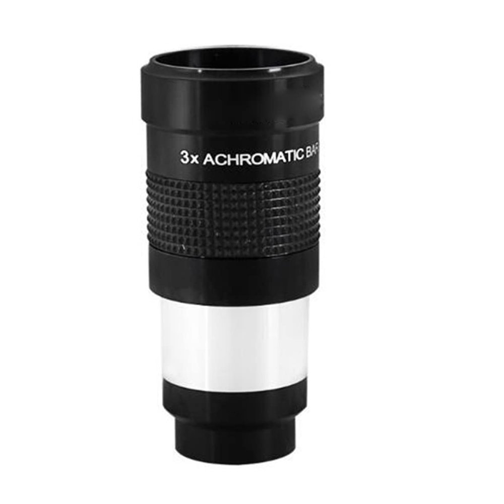 ZTBH Microscope Accessories Kit 1.25 Inch 2 Inches 2X 3X 5X Apochromat, Metal Focal Extender 31.7mm Lens Microscope Slides (Color : 1.25 Inch 3X Barlow)