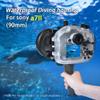 Seafrogs A7 Ii Pro/Ng Series 40M/130Ft Underwater Waterproof Housing Waterproof Case for Sony A7 Ii A7R Ii A7S Ii, Support 28-70Mm Lens Black [Updated Version] view 2
