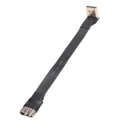 1pcs Display Port Ribbon Extension Cable Flexible Flat Ribbon Cable FFC Cable FPV Display Port Flat Cable,D34,1.8m
