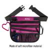 Nursingtools Kangapak Nurse Fanny Pack Multi Compartment Waist Organizer Tool Bag for Students, Practitioners & Medical Professionals (Hibiscus Pink) view 2