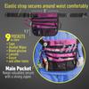 Nursingtools Kangapak Nurse Fanny Pack Multi Compartment Waist Organizer Tool Bag for Students, Practitioners & Medical Professionals (Hibiscus Pink) view 3