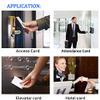 TO BE SECOND JASAG 100pcs Premium Rewritable UID Smart Card, Mi Fare 1K S50 RFID Cards Keys, 13.56MHz PVC Blank White JASAG-UID5050 JASAG-UID5050 view 2