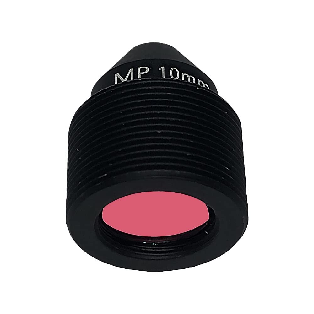 HD 2.0Megapixel 10mm Lens M12 Pinhole Lens Built with IR Filter for CCTV Cameras, Mount M12P0.5, F1.6