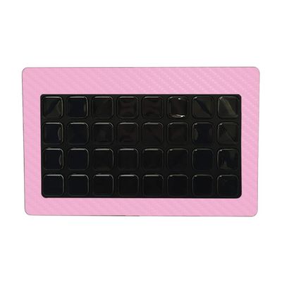 MightySkins Carbon Fiber Skin Compatible with Elgato Stream Deck XL - Solid Pink | Protective, Durable Textured Carbon Fiber Finish | Easy to Apply and Change Styles | Made in The USA
