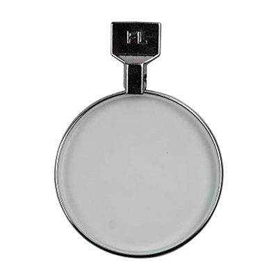 1PC Metal Ring Insert Trial Refraction Lens Auxiliary Lens 36.5mm Large Aperture Black Lens Pinhole Lens (Color : OTL02-Frosted Lens)