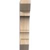 3 1/2"W x 14"D x 18"H Balboa Slat Smooth Bracket, Douglas Fir view 2