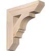 3 1/2"W x 16"D x 16"H Balboa Slat Smooth Bracket, Douglas Fir view 1