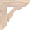 3 1/2"W x 16"D x 16"H Balboa Slat Smooth Bracket, Douglas Fir view 3