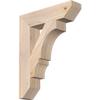 3 1/2"W x 16"D x 20"H Balboa Slat Smooth Bracket, Douglas Fir view 1