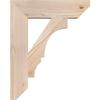 3 1/2"W x 16"D x 20"H Balboa Slat Smooth Bracket, Douglas Fir view 3