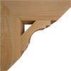 4"W x 14"D x 14"H Merced Slat Rough Sawn Bracket, Douglas Fir view 3