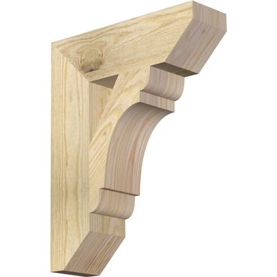 4"W x 14"D x 18"H Olympic Slat Rough Sawn Bracket, Douglas Fir