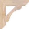 3 1/2"W x 18"D x 18"H Legacy Slat Smooth Bracket, Douglas Fir view 3