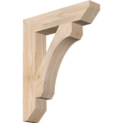 3 1/2"W x 18"D x 22"H Legacy Slat Smooth Bracket, Douglas Fir