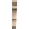 3 1/2"W x 18"D x 22"H Balboa Slat Smooth Bracket, Douglas Fir view 2