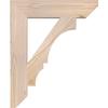 3 1/2"W x 18"D x 22"H Balboa Slat Smooth Bracket, Douglas Fir view 3