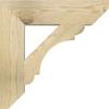 4"W x 18"D x 18"H Olympic Slat Rough Sawn Bracket, Douglas Fir view 3
