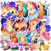 Cavka Vinyl Stickers Pack 34 PCS for Laptop Cute for Bicycle Bunny for Skateboard for Notebook for Planner Set Cartoon for Luggage Bunnies Decals Cup for Water Bottles Waterproof Jackalope view 2
