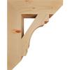 3 1/2"W x 16"D x 20"H Merced Slat Smooth Bracket, Douglas Fir view 3