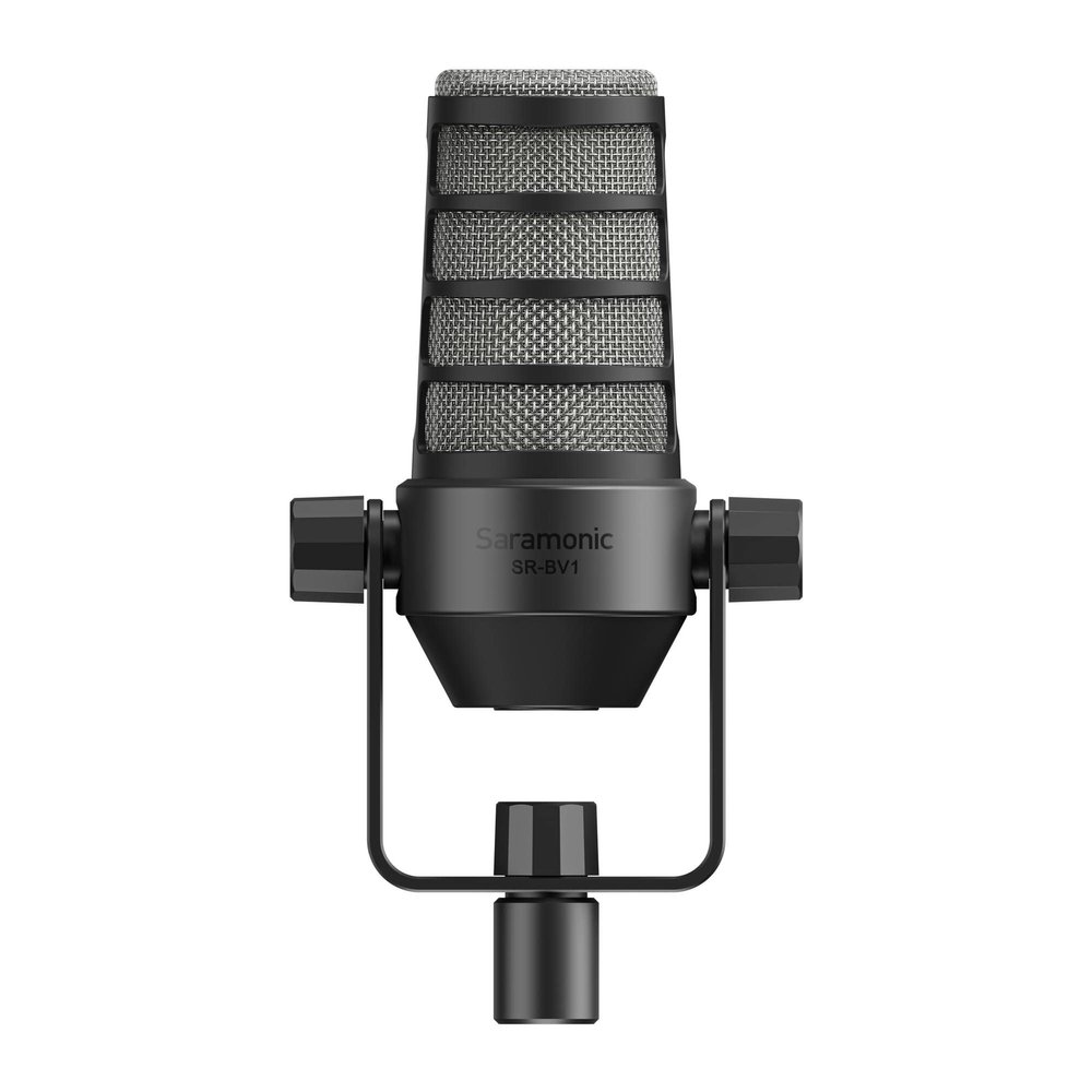 Saramonic SR-BV1 | Large Diaphragm Dynamic Broadcast and Podcast Microphone with XLR Output, Swing Mount and Foam Windscreen