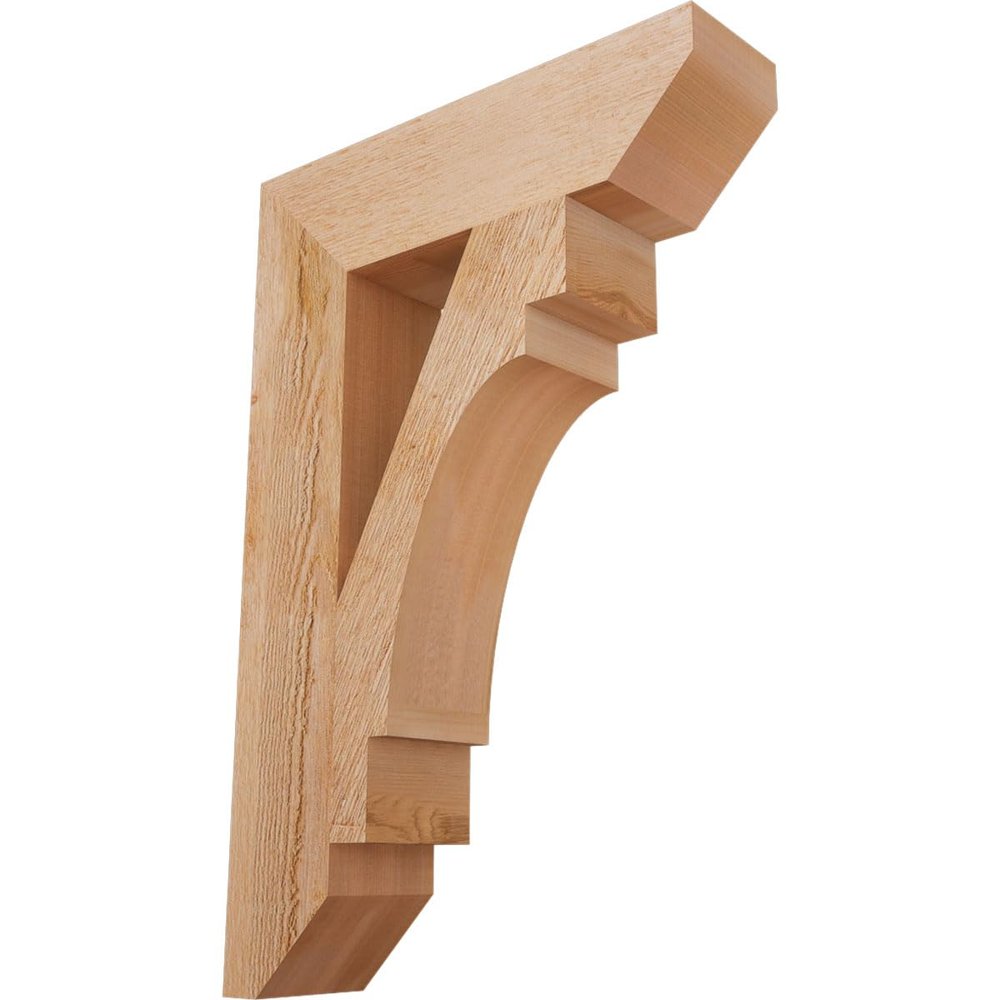 3 1/2"W x 16"D x 24"H Merced Slat Smooth Bracket, Douglas Fir