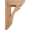 3 1/2"W x 16"D x 24"H Merced Slat Smooth Bracket, Douglas Fir view 3