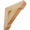 3 1/2"W x 18"D x 18"H Traditional Slat Smooth Bracket, Douglas Fir view 1