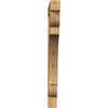 3 1/2"W x 34"D x 40"H Olympic Block Smooth Bracket, Western Red Cedar view 2