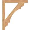 3 1/2"W x 34"D x 40"H Olympic Block Smooth Bracket, Western Red Cedar view 3