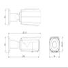 ACTI CORPORATION A46 5MP IR, WDR, SLLS, Outdoor Network Bullet Camera with with f2.7-13.5 varifocal Lens, 5X Zoom Lens, White view 2