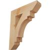 3 1/2"W x 18"D x 22"H Merced Slat Smooth Bracket, Douglas Fir view 1