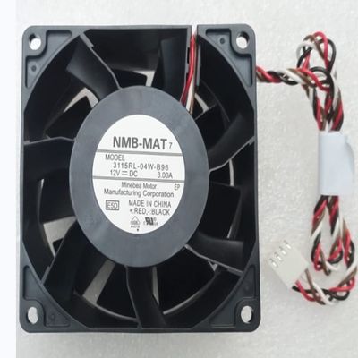 3115RL-04W-B96 80x80x38mm 12V 3A 8CM 4-Wire Cooling Fan